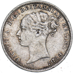 1883 Threepence - Victoria British Silver Coin - Nice