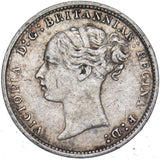 1883 Threepence - Victoria British Silver Coin - Nice
