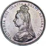 1887 Threepence - Victoria British Silver Coin - Nice