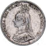 1891 Threepence - Victoria British Silver Coin - Nice
