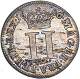 1686 Maundy Twopence - James II British Silver Coin - Nice