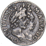 1689 Maundy Twopence - William & Mary British Silver Coin - Nice
