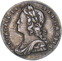 1729 Maundy Twopence - George II British Silver Coin - Very Nice