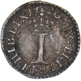 1726 Maundy Penny - George I British Silver Coin - Nice