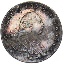 1795 Maundy Penny - George III British Silver Coin - Very Nice