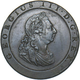1797 Penny - George III British Copper Coin - Nice