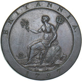 1797 Penny - George III British Copper Coin - Nice