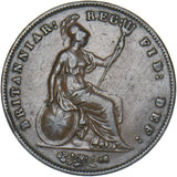 1859 Penny - Victoria British Copper Coin - Nice
