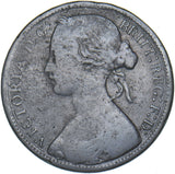 1869 Penny - Victoria British Bronze Coin