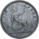 1872 Penny - Victoria British Bronze Coin