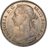 1886 Penny - Victoria British Bronze Coin - Superb