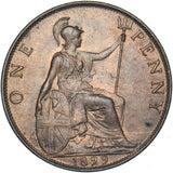 1899 Penny - Victoria British Bronze Coin - Very Nice