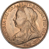 1900 Penny - Victoria British Bronze Coin - Superb