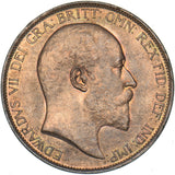 1903 Penny - Edward VII British Bronze Coin - Superb