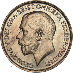 1912 Penny - George V British Bronze Coin - Superb