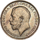 1912 Penny - George V British Bronze Coin - Superb