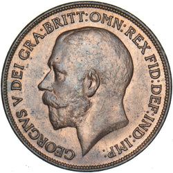 1914 Penny - George V British Bronze Coin - Superb