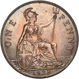 1928 Penny - George V British Bronze Coin - Superb
