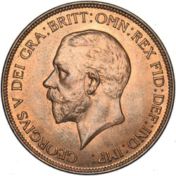 1930 Penny - George V British Bronze Coin - Superb