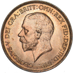 1931 Penny - George V British Bronze Coin - Superb