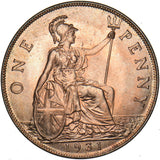 1931 Penny - George V British Bronze Coin - Superb