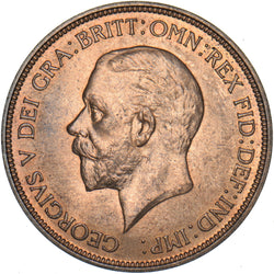 1936 Penny - George V British Bronze Coin - Superb