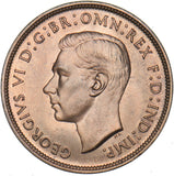 1938 Penny - George VI British Bronze Coin - Superb