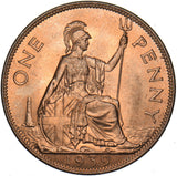 1939 Penny - George VI British Bronze Coin - Superb