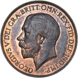 1911 Halfpenny - George V British Bronze Coin - Superb