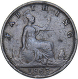 1863 Farthing - Victoria British Bronze Coin