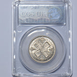 1930 Florin (CGS 80) - George V British Silver Coin - Superb