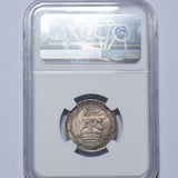 1902 Shilling (NGC MS 62) - Edward VII British Silver Coin - Superb