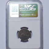 1693 Sixpence (NGC F 15) - William & Mary British Silver Coin
