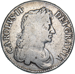 1671 Crown - Charles II British Silver Coin