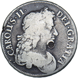 1676 Crown - Charles II British Silver Coin