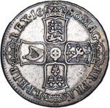 1686 Crown - James II British Silver Coin - Nice