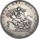1819 LIX Crown - George III British Silver Coin - Nice