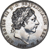 1819 LX Crown - George III British Silver Coin - Very Nice