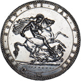 1819 LX Crown - George III British Silver Coin - Very Nice