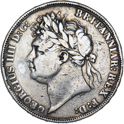1821 Crown - George IV British Silver Coin