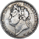 1821 Crown - George IV British Silver Coin