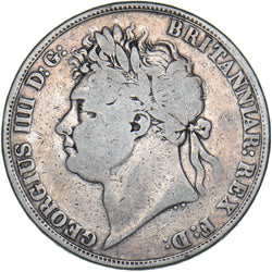 1821 Crown - George IV British Silver Coin