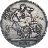 1821 Crown - George IV British Silver Coin - Nice