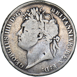 1822 Tertio Crown - George IV British Silver Coin