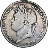 1822 Tertio Crown - George IV British Silver Coin