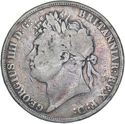 1822 Secundo Crown - George IV British Silver Coin