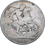 1822 Secundo Crown - George IV British Silver Coin