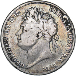 1822 Crown - George IV British Silver Coin