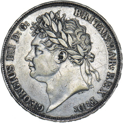 1822 Crown - George IV British Silver Coin - Nice