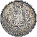 1845 Crown - Victoria British Silver Coin